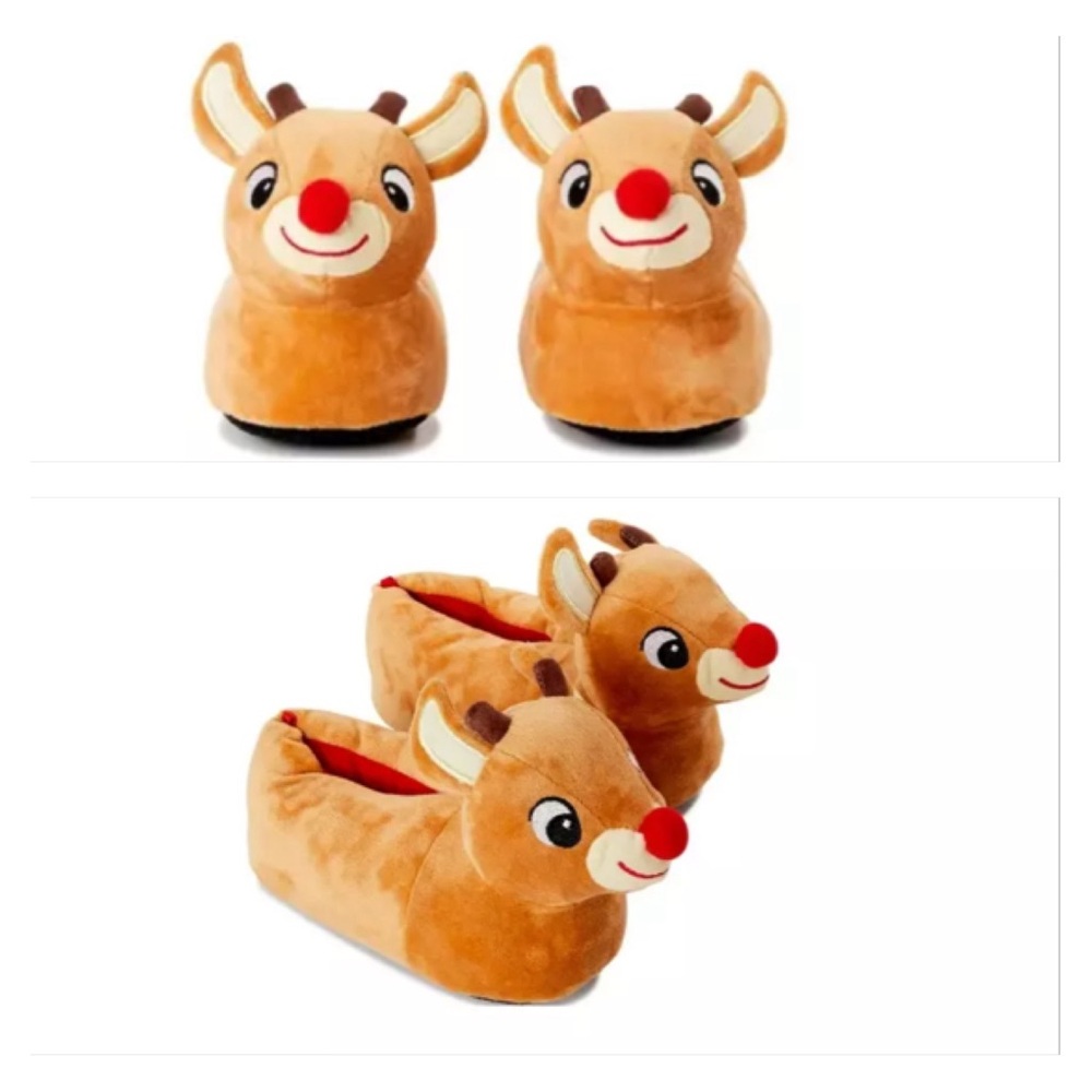 Rudolph Red Nose Reindeer Slipper - Toddler shoe size 10/11